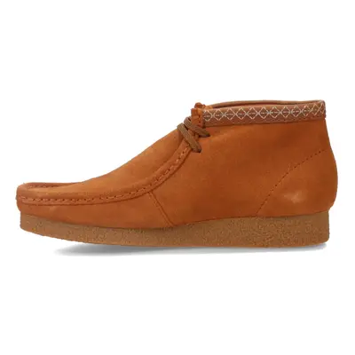 Clarks Mens Shacre Boot Ankle Tan Suede