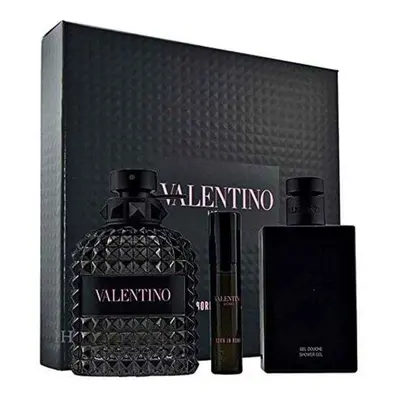 Valentino Uomo Born In Roma Pcs Set: 3.4 Eau De Toilette Spray + 0.5 Eau De Toilette Spray + 3.4