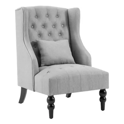 (Grey) YODOLLA Mid Century Tub Chair Accent Chair