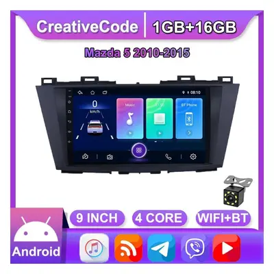 (as the picture, 1+16GB) Wireless Car Stereo Radio Carplay For Mazda 2010-2015 Android Multimedi