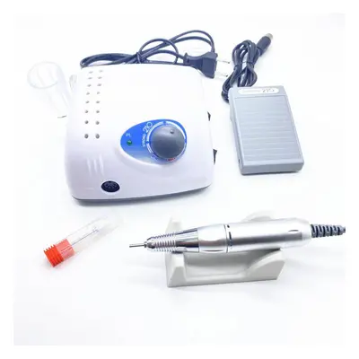 (silver, Eu) 35000rpm Strong Electric Nail Drill 65w Milling Machine For Manicure Pedicure Nail 