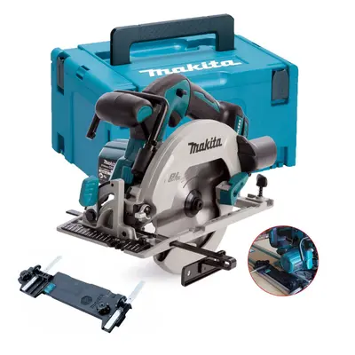 Makita DHS680ZJ 18v Brushless Circular Saw 165mm + Guide Rail Adaptor DHS680Z