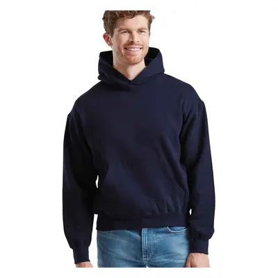 (4XL, Deep Navy) Fruit of the Loom Mens Supercotton Cotton Hoodie