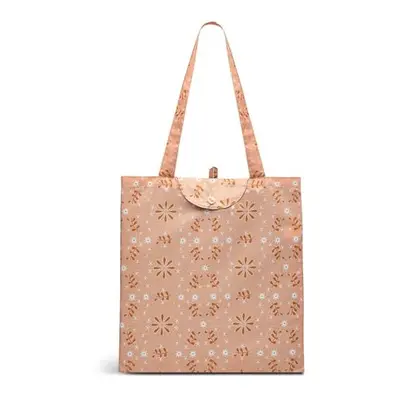 London Stitch Street Responsible Foldaway Reusable Shopping Bag in Peach