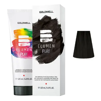 Elumen Play semi permanent hair color #black Goldwell oxidant free ml