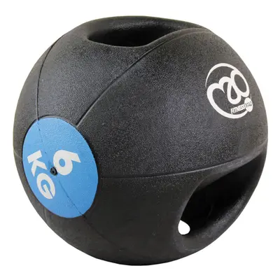 (6kg, Black/Blue) Fitness Mad Medicine Ball