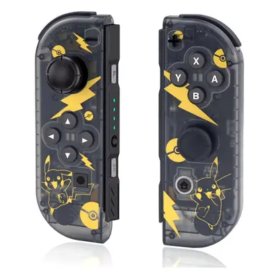 (Pikachu) Wireless Joy Pair Controller Compatible For Switch, OLED, Lite Gamepad Joystick Replac