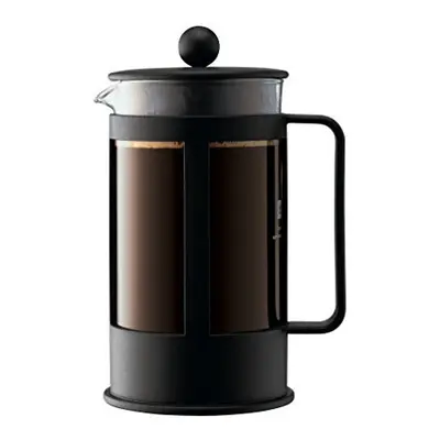 BODUM Kenya Cup French Press Coffee Maker, Black, 1.0 l, oz