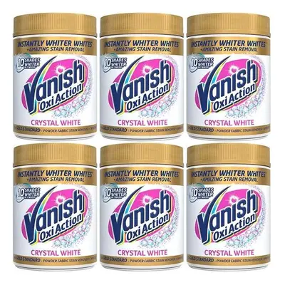 Vanish Fabric Stain Remover Gold Oxi Action Powder Crystal Whites470g(2505) (Pack of 6)