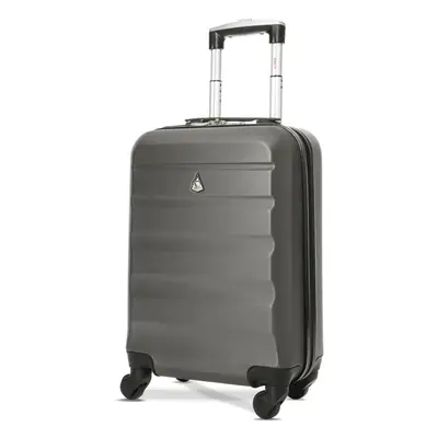 Lightweight 55cm Hard Shell Cabin Luggage Wheels Suitcase, Carry On Hand Travel Luggage Suitcase