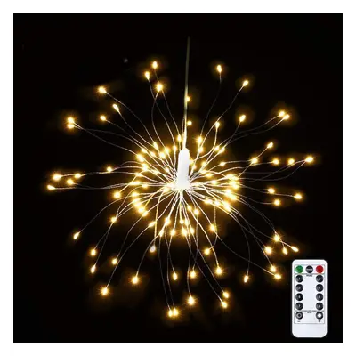 USB Powered Mode LED DIY Firework Starburst Fairy String Light Remote Control Christmas Decor