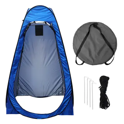 (Blue, L) Fully Automatic Open Shower Toilet Tent Outdoor Bathing Tent Single/Double People Fish