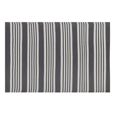 Outdoor Area Rug x cm Black and Light Grey DELHI