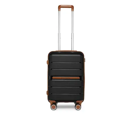 (Black, K2392L NY SUITCASE) British Traveller Hard Shell Suitcase