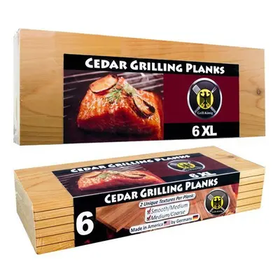 6 FULL LENGTH Cedar Grilling Planks â 6pack