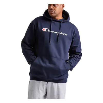 Champion Men's Hoodie Powerblend Fleece Comfortable Sweatshirt for Men Navy Small