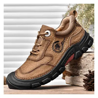 (light brown, 44) Men&apos;s Outdoor Casual Hiking Shoes