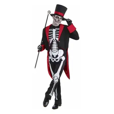 Forum Novelties mens Mr. Bone Jangles Adult Sized Costumes Black/White One Size US