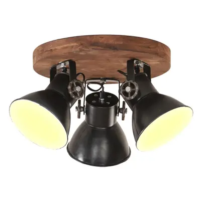 vidaXL Industrial Ceiling Lamp W Black 42x27 cm E27