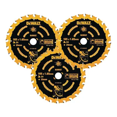 3 x Dewalt DT10300 Circular Saw Blades x x 24T Extreme Framing DWE550