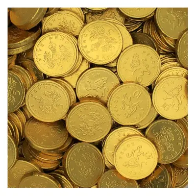 (2.2kg Sweet Jar) Gold Milk Chocolate Coins