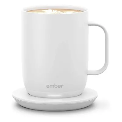 New Ember Temperature-Control Smart Mug 2, ml, White, min. Battery Life â App-Controlled Heate