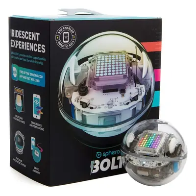 Sphero BOLT: App-Enabled Robotic Ball, STEM Learning and Coding for Kids, Programmable LED Matri