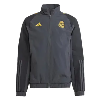 (3XL) Real Madrid EU Presentation Jacket (Carbon)