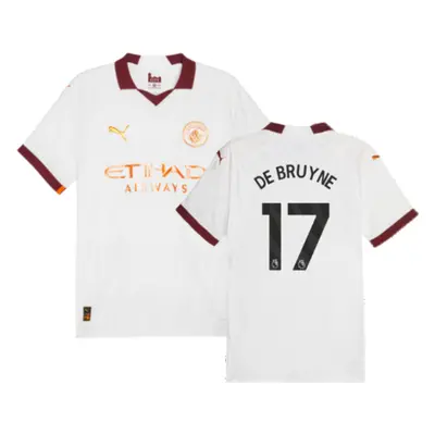 (L) Man City Authentic Away Shirt (DE BRUYNE 17)