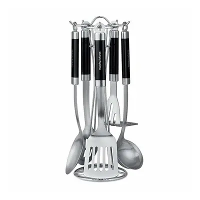 Morphy Richards Kitchen Utensil Set, Accents Range, Kitchen Tool Set, Stainless Steel, Transluce