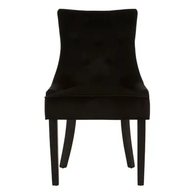 Black Velvet Chair, Enchanting Sleep Chair, Easy to Assemble Borg Chair, Comfy Dining Chair