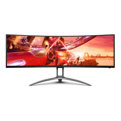 AOC AG493UCX2 computer monitor 124.5 cm (49") x pixels Quad HD LED Black, Red