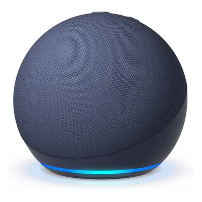 (Device Only, Deep Sea Blue) (5th Gen,) | Loud Wi-Fi and Bluetooth smart speaker with Alexa