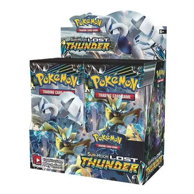 (Thunder) 324Pcs/Box Pokemon English Cards Box VMAX TCG Evolution Booster Box Chilling