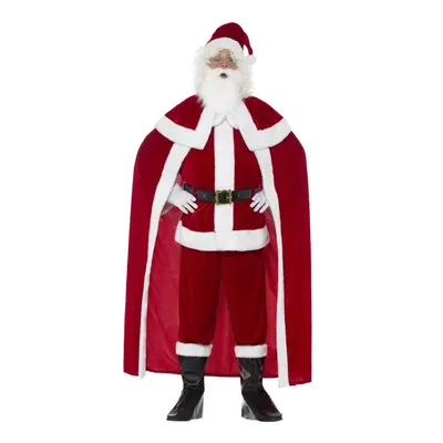 (L, Red) Smiffys Mens Deluxe Santa Claus Costume Set