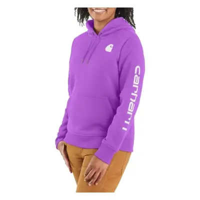 Carhartt Women's Relaxed Fit Midweight Logo Sleeve Graphic Sweatshirt Also Available in Plus Siz