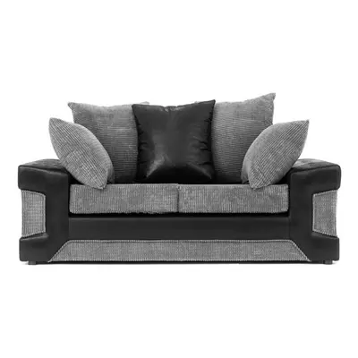 (Grey & Black, & Seater Duo) Dino Monty Metropolis Sofa Set