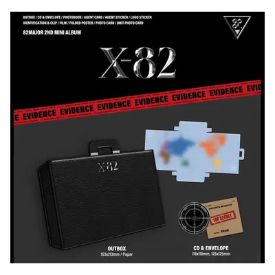 (1ea) 82major [x-82] 2nd Mini Album + Free Gift