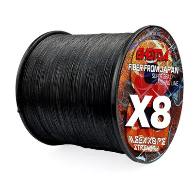 (black, 39lb) Carp Fishing Line 1000m Strands Braided 8x Multifilament Pe Saltwater Fishing Acce