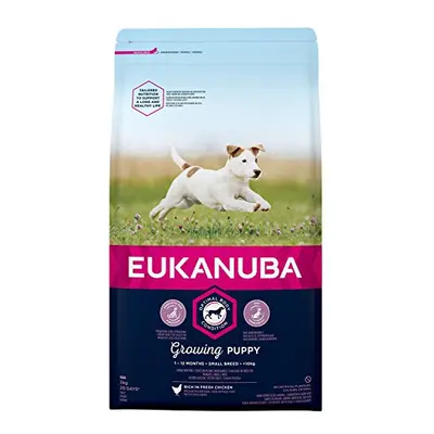 Eukanuba Puppy Dog Food for Small Dogs Rich in Fresh Chicken for the Optimal Body Condition of Y