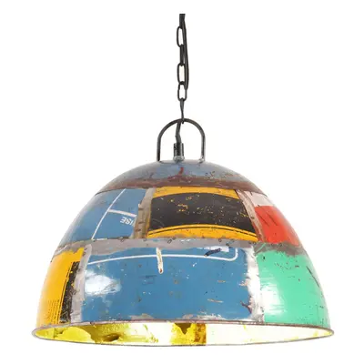 (multicolour, cm) vidaXL Industrial Vintage Hanging Lamp W Round E27 41cm/31cm Multi Colours