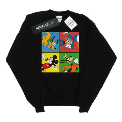 (XXL, Black) Disney Mens Mickey Mouse Friends Sweatshirt