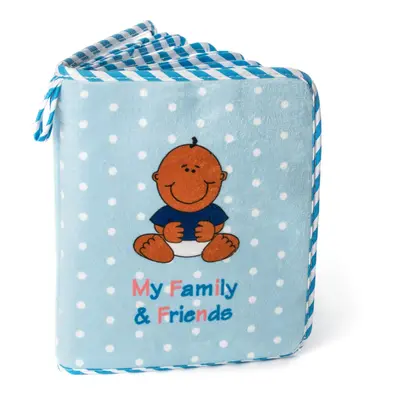 Baby Photo Album Gift (Blue - Black Baby Boy)