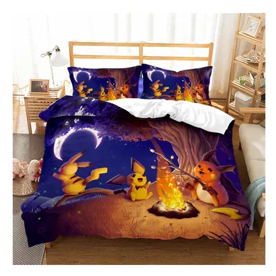 (Style 05, Single) Pokemon Bedding Single Double Duvet Cover UK