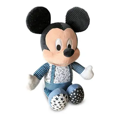 Clementoni, 17394, Disney Baby Mickey Goodnight Plush, educational toy for toddlers