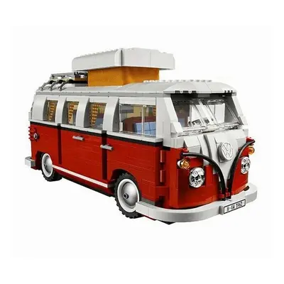 Red Volkswagen Camper Car Model Technic Series Building Blocks fit for LEGO