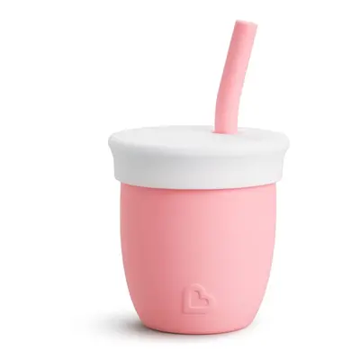 C'est Silicone! Open Training Cup with Straw for Babies and Toddlers Months+ Ideal Transition Si