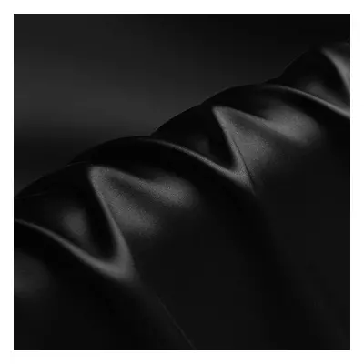 Black Real Silk Charmeuse Fabric 100% Pure Silk Soft Satin Fabrics by The Metre for Fashion Widt