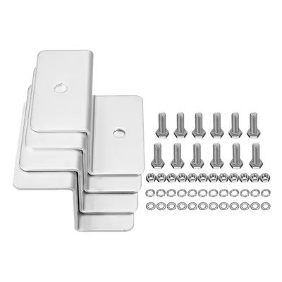 4pcs ZB-01 Solar Panel Mounting Z Brackets Aluminum Alloy Tools Kit for Motorhomes and Yachts