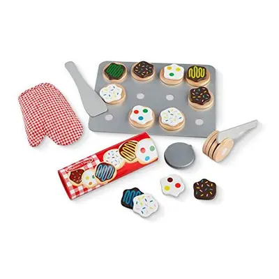 Melissa & Doug Slice and Bake Wooden Cookie Play Food Set